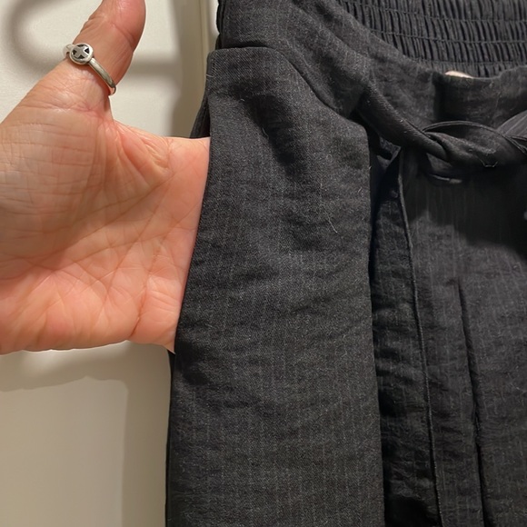 Monk & Lou Wide Leg Pinstripe Pants - Size XXS - Picture 6 of 7